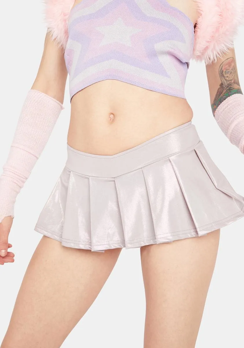 Mocha Flirting With Trouble Mini Skirt