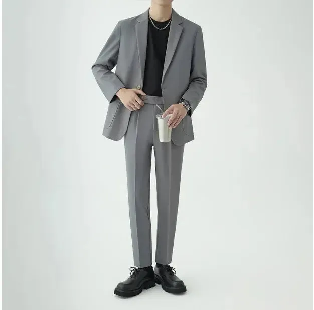 Modern Minimalist Suit Set - Cross & Crown
