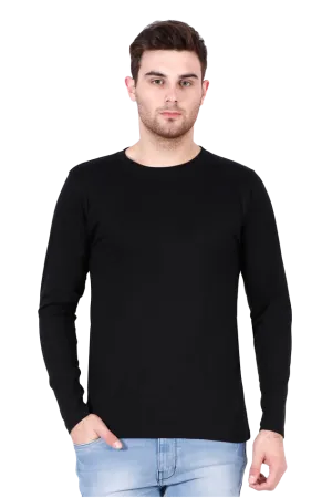 Monochrome Full Sleeve T Shirt for Men