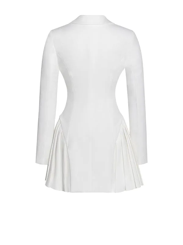 Nigella Blazer Dress with Pleats