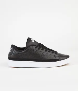 Nike Blazer Low X Shoes - Black / White - Gum Light Brown - Orange