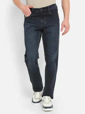 Octave Men Mid-Rise Clean Look Light Fade Cotton Jeans
