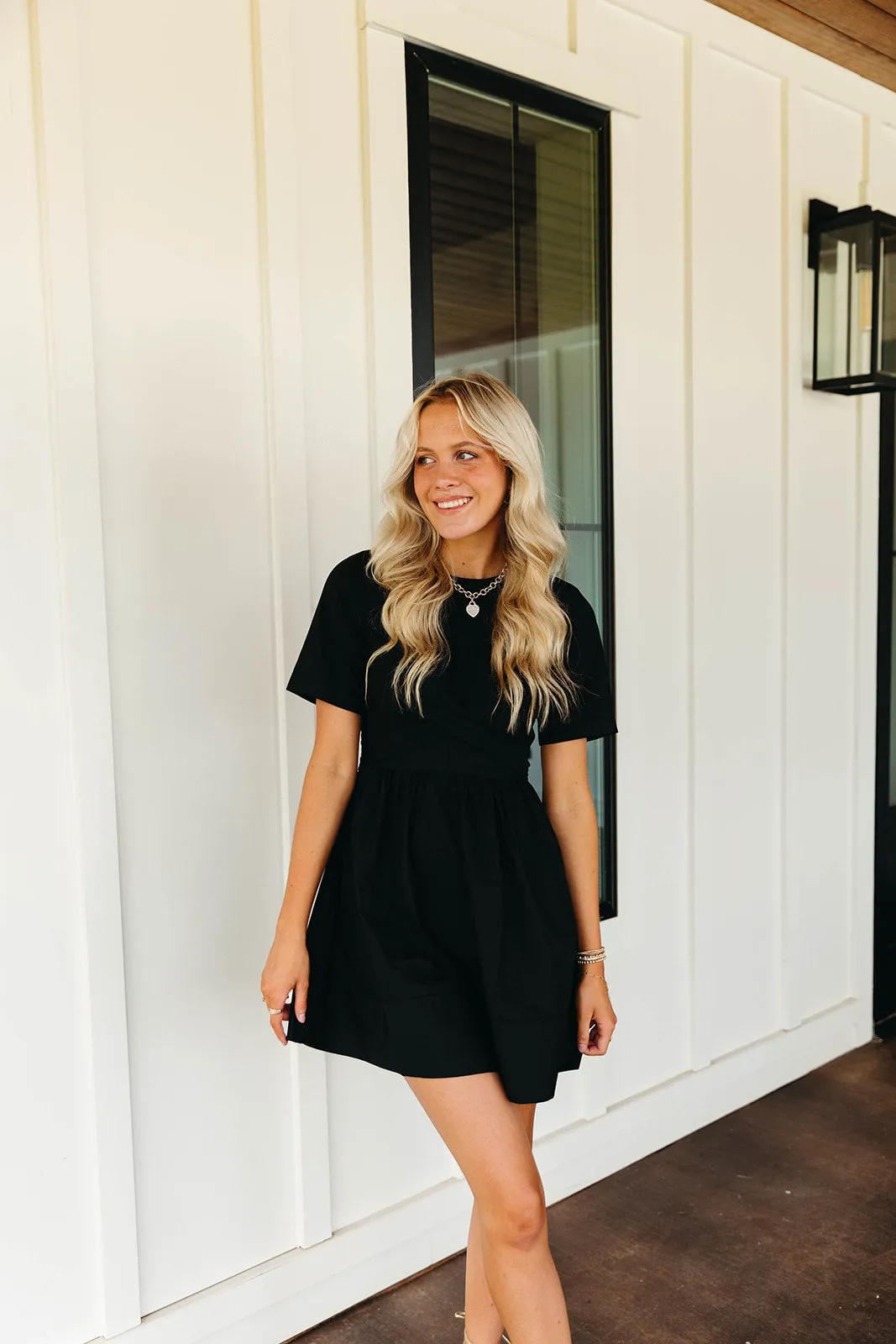 Oh Well Mini Dress - Black