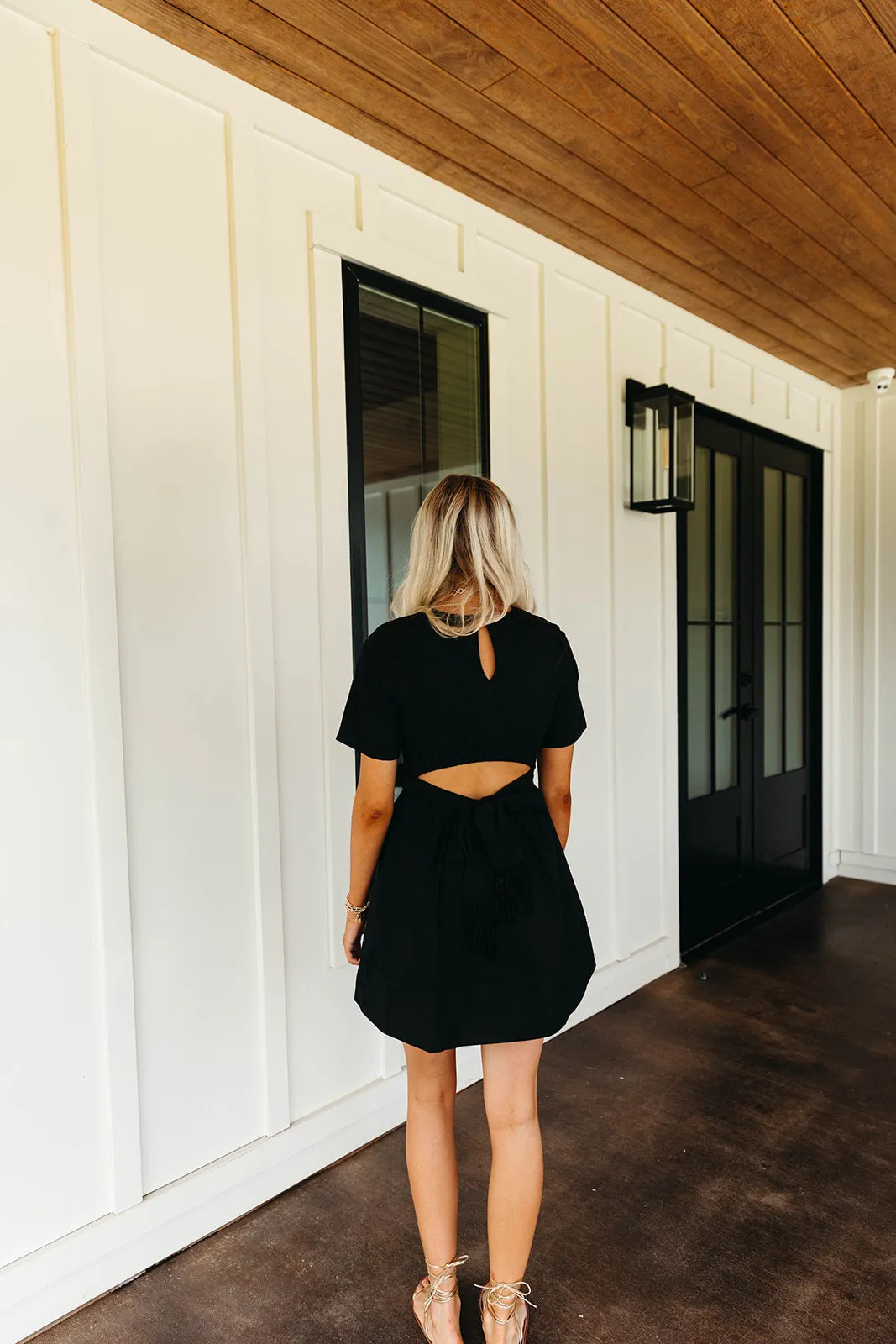 Oh Well Mini Dress - Black