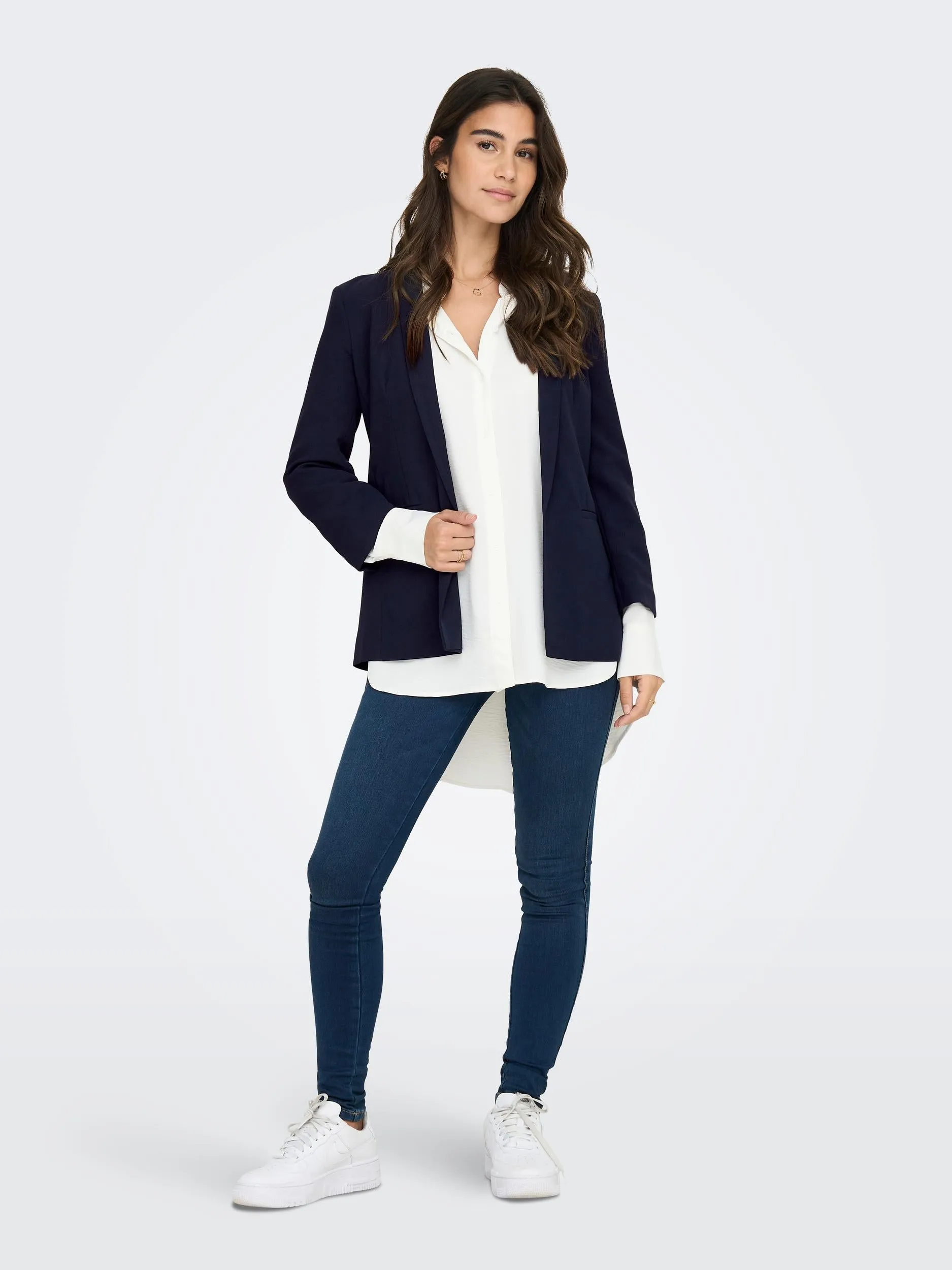 ONLY Open Fitted Blazer in Night Sky