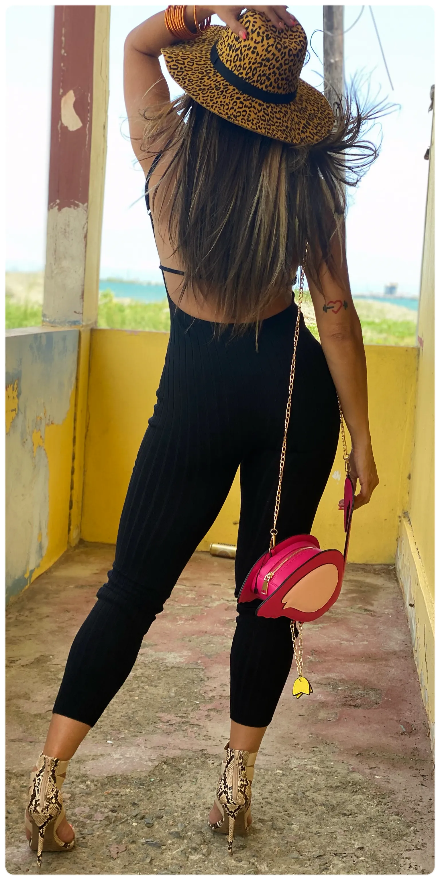 Open Back Jumpsuit