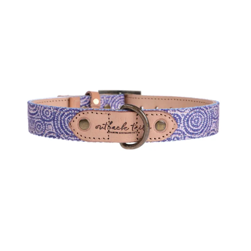 Outback Tails Leather Dog Collar