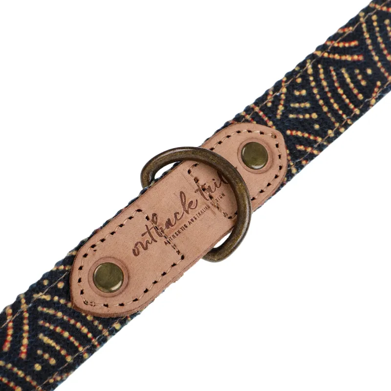 Outback Tails Leather Dog Collar