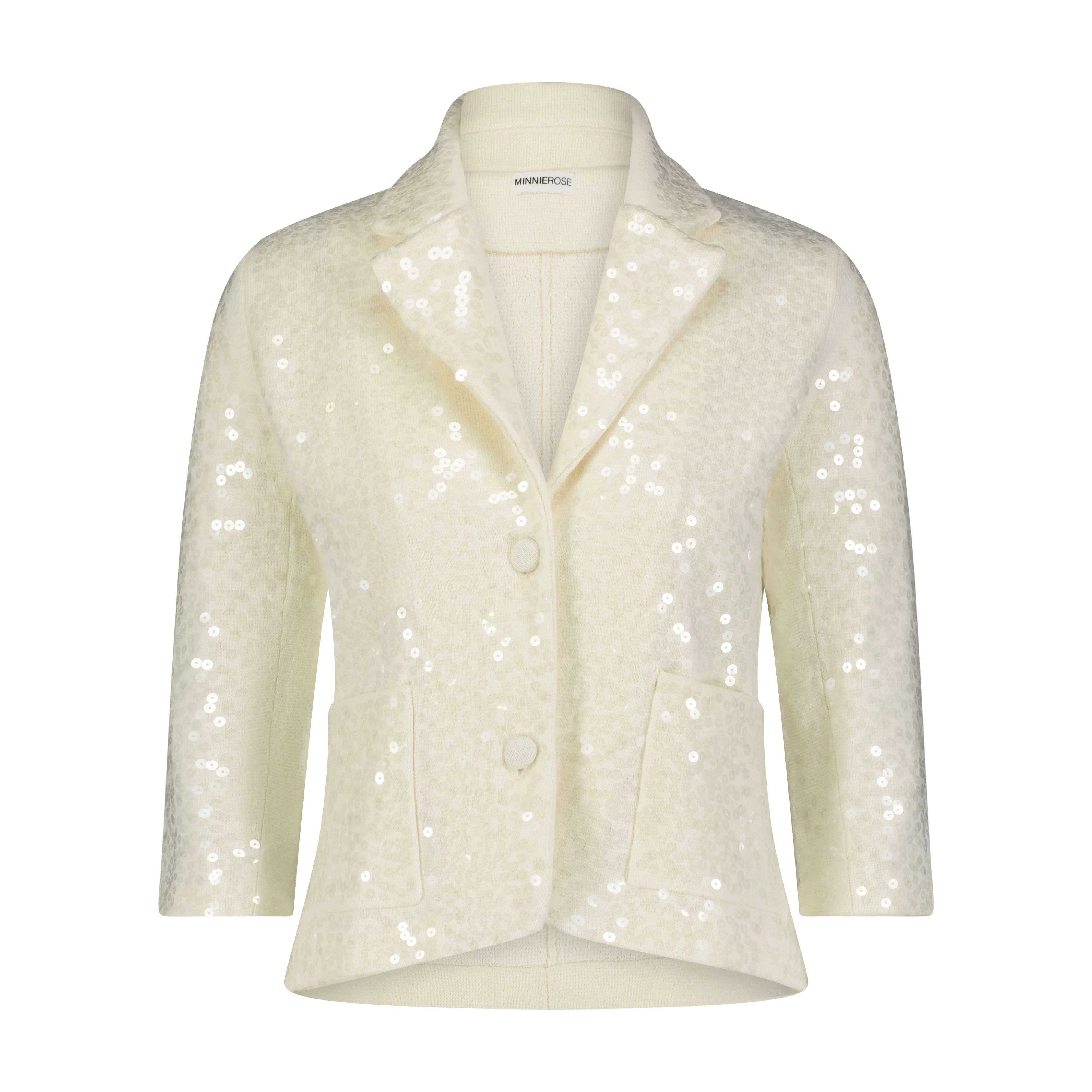 Paillette Sequin Shrunken Blazer