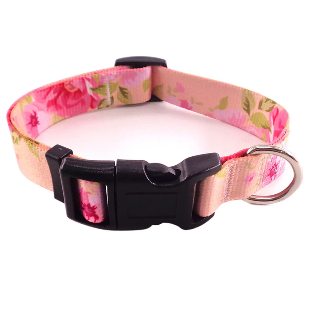 PAWS ASIA Supplier High End Lightweight Personalized Pattern Boho Dog Collar