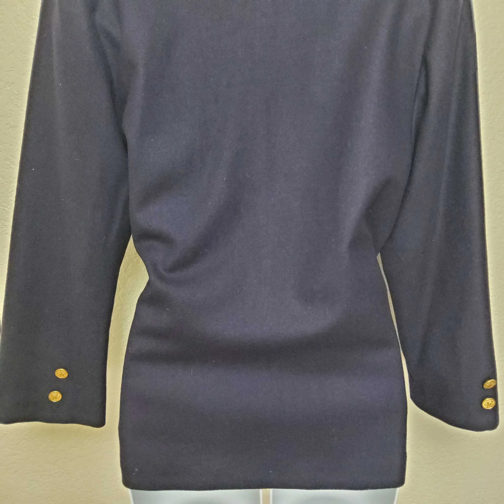 Pepper Tree Purple Blazer with Emblazoned Crest, Women's Size 10