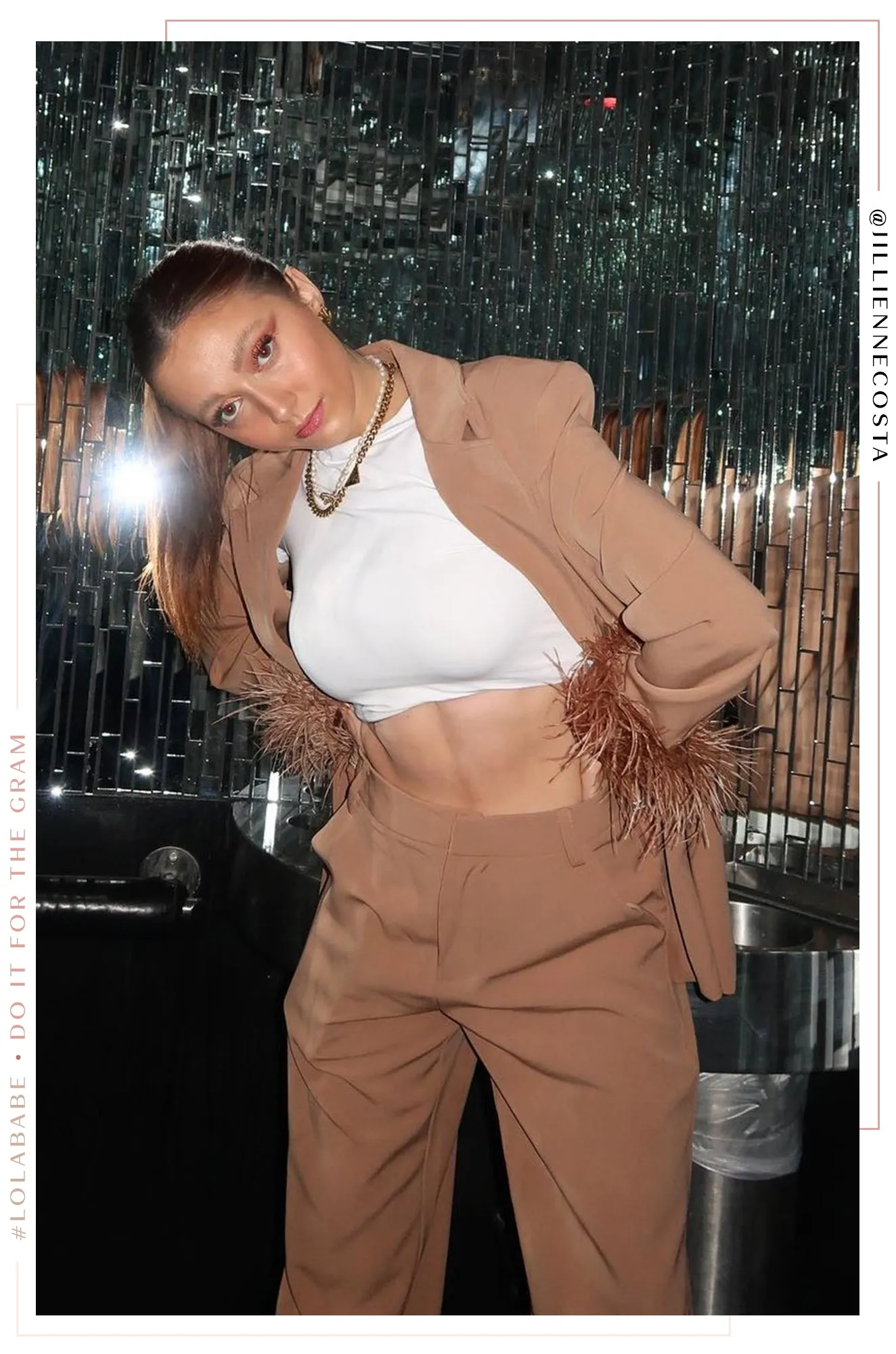 Perfect Match Two Piece Blazer and Pant Set - Nude