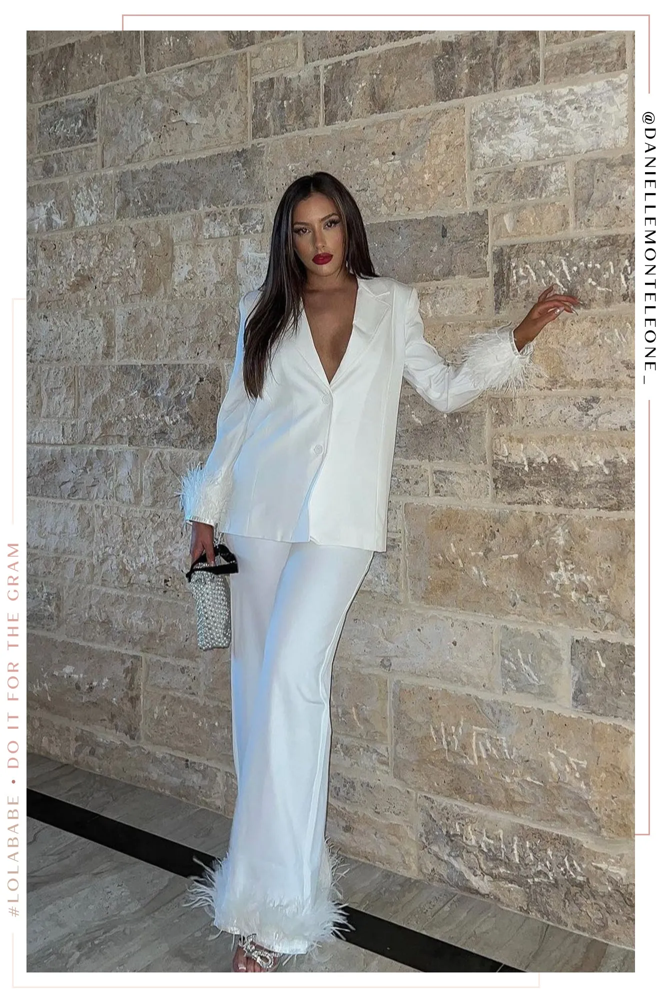 Perfect Match Two Piece Blazer and Pant Set - White