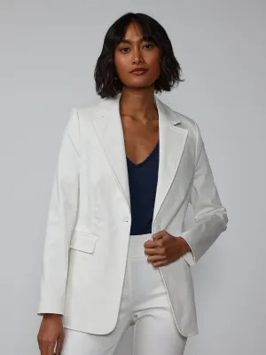 Petite Notch Lapel Sculpted Blazer