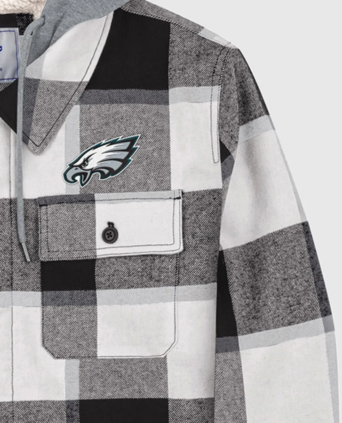 Philadelphia Eagles The Big Joe Sherpa Lined Plaid Jacket
