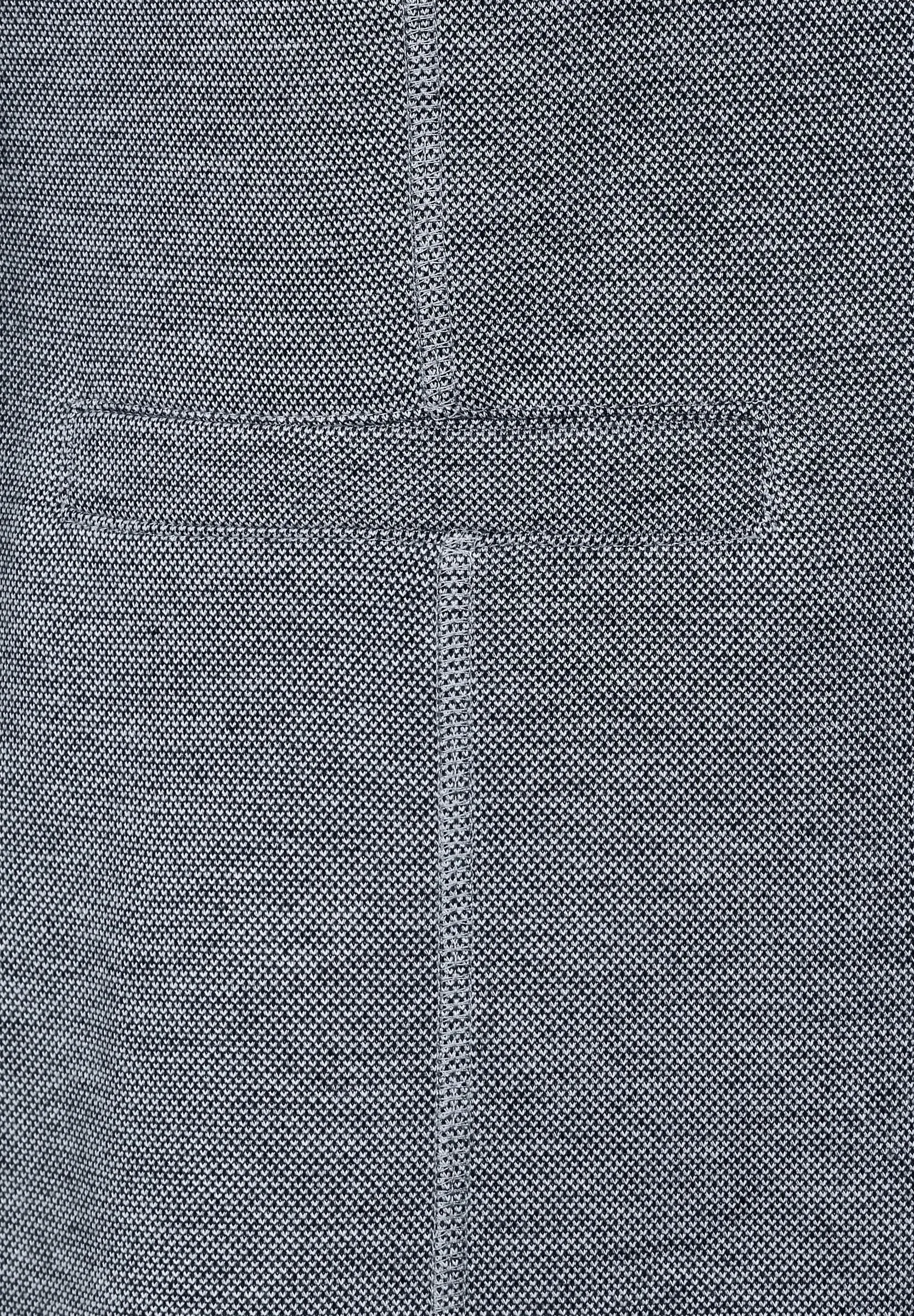 Piqué Blazer mit Ziernähten