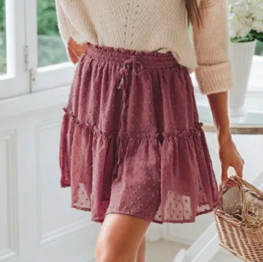 Pleated Mini Skirt