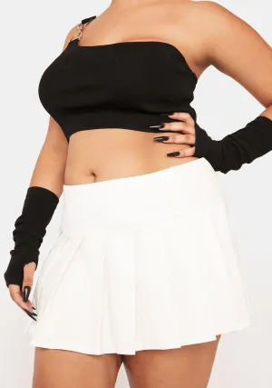 Plus Angel Stop N' Stare Pleated Mini Skirt