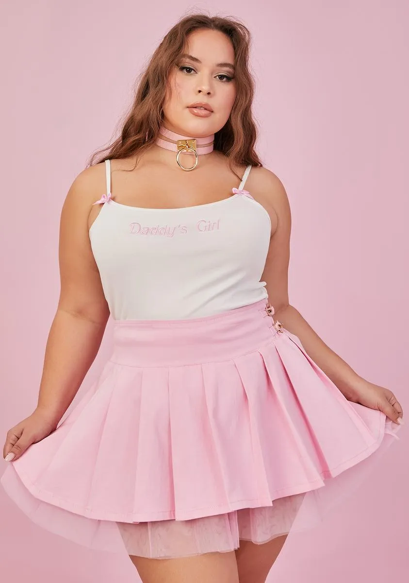 Plus Crazy In Love Denim Mini Skirt