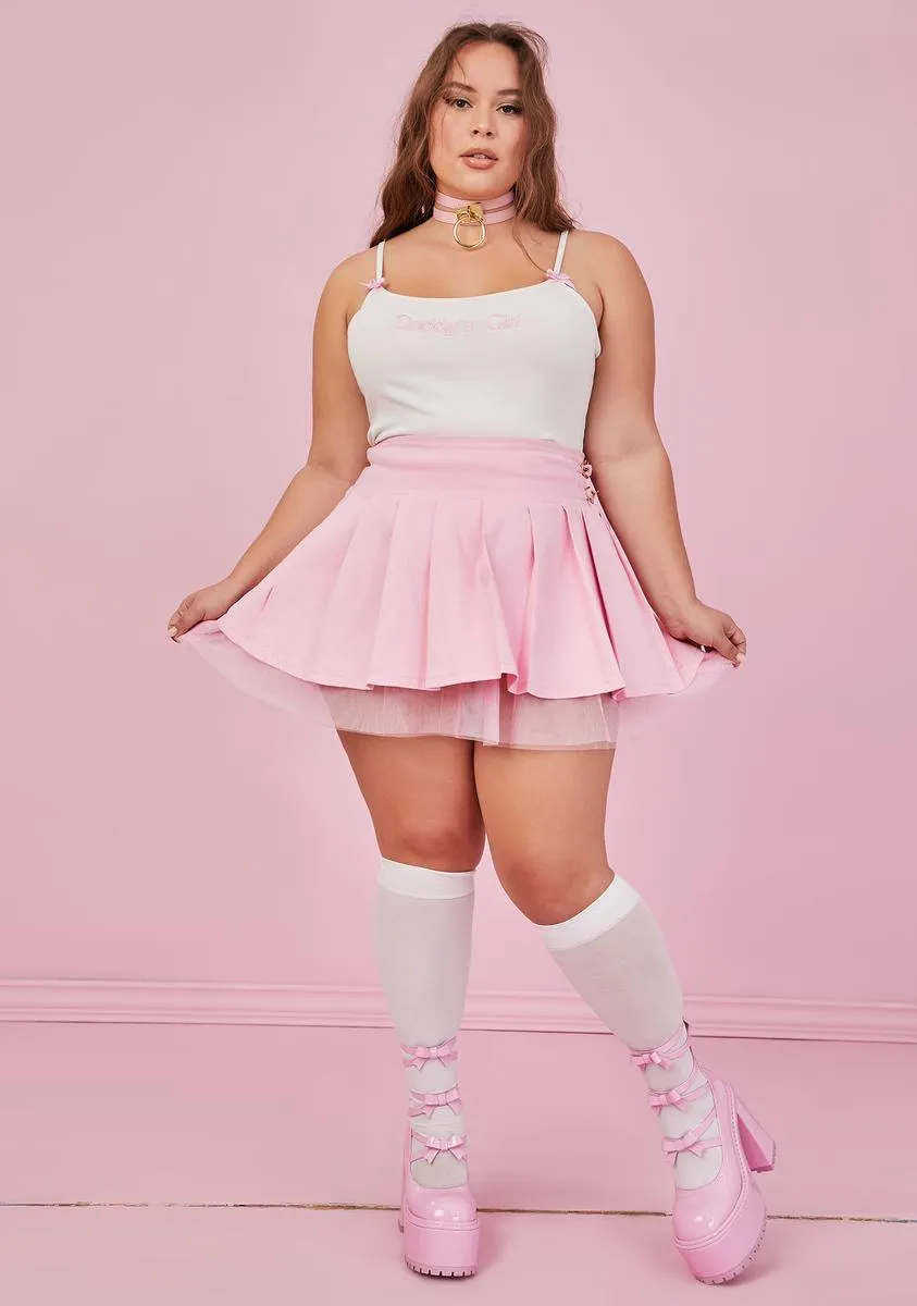 Plus Crazy In Love Denim Mini Skirt