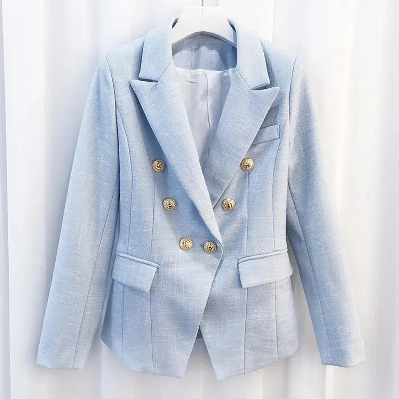 Power Move Double-Breasted Blazer