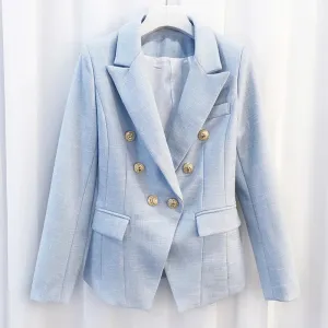 Power Move Double-Breasted Blazer