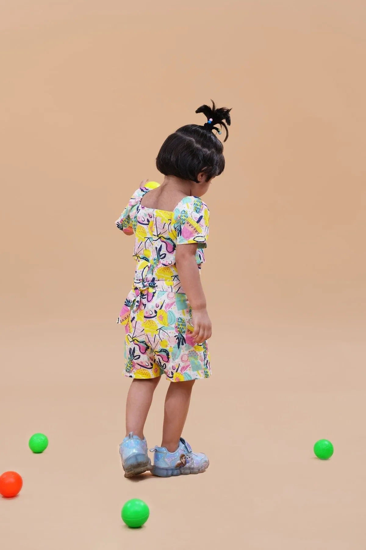 Pre-Order: Fruit and Punch Printed Pure Linen Jumpsuit