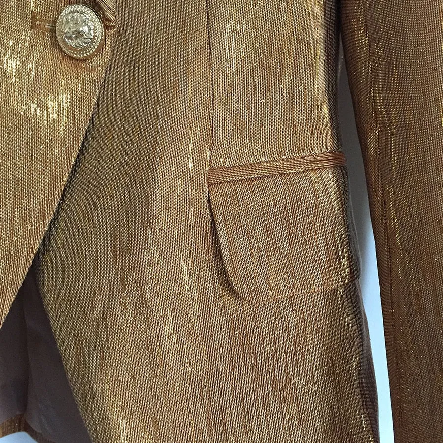 Precious Queenie Gold Blazer
