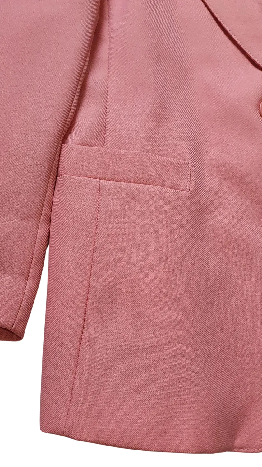 Preloved Blazer - Single Breasted - Bold Pink Oversized Blazer - UK16