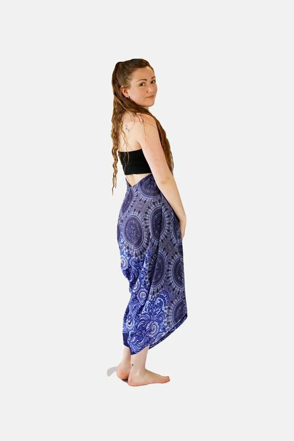 Printed Tie Strap Jumpsuit