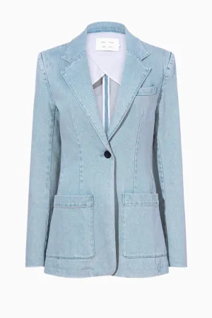 Proenza Schouler White Label Freya Blazer - Grey Indigo