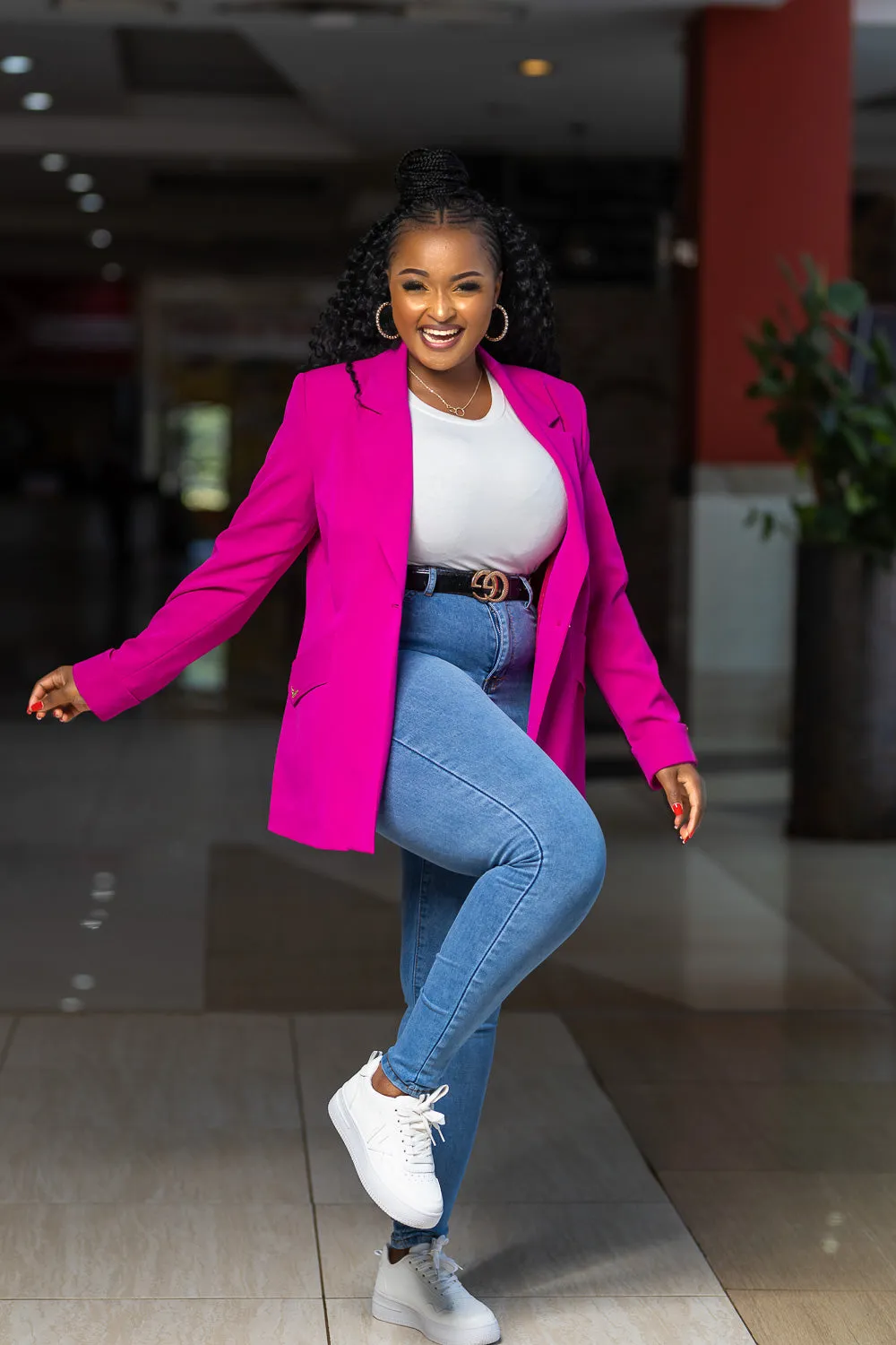 Purple Zamra blazer