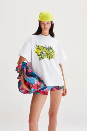Rachel Graffiti Rave Flowers T-Shirt