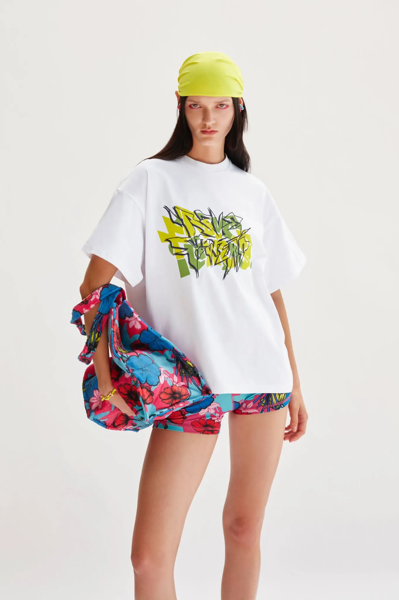 Rachel Graffiti Rave Flowers T-Shirt