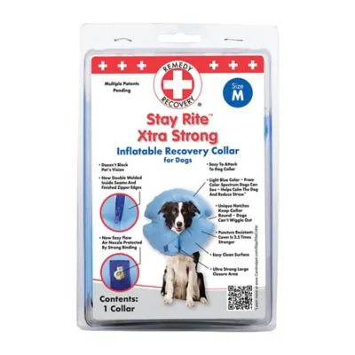 Remedy Recovery Stay Rite Xtra Strong Inflatable Recovery Collar, M