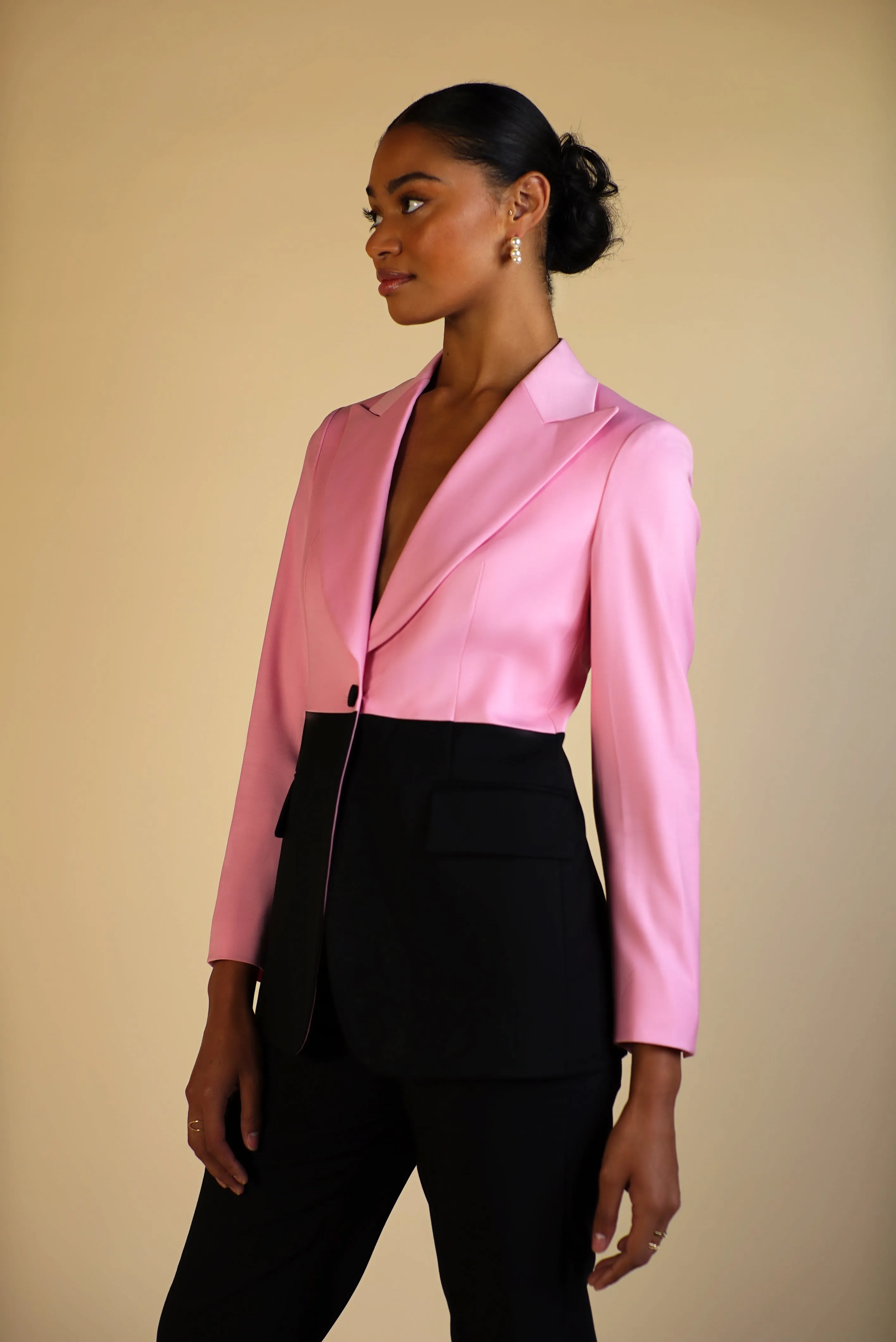 Rita Color Block Blazer