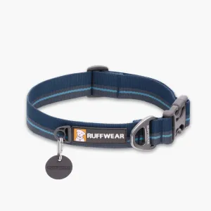 Ruffwear Flat Out Dog Collar in Blue Horizon – Durable Style for Everyday Adventures