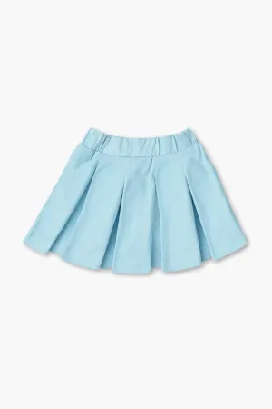 SALE - Pleated Skort_Light Blue
