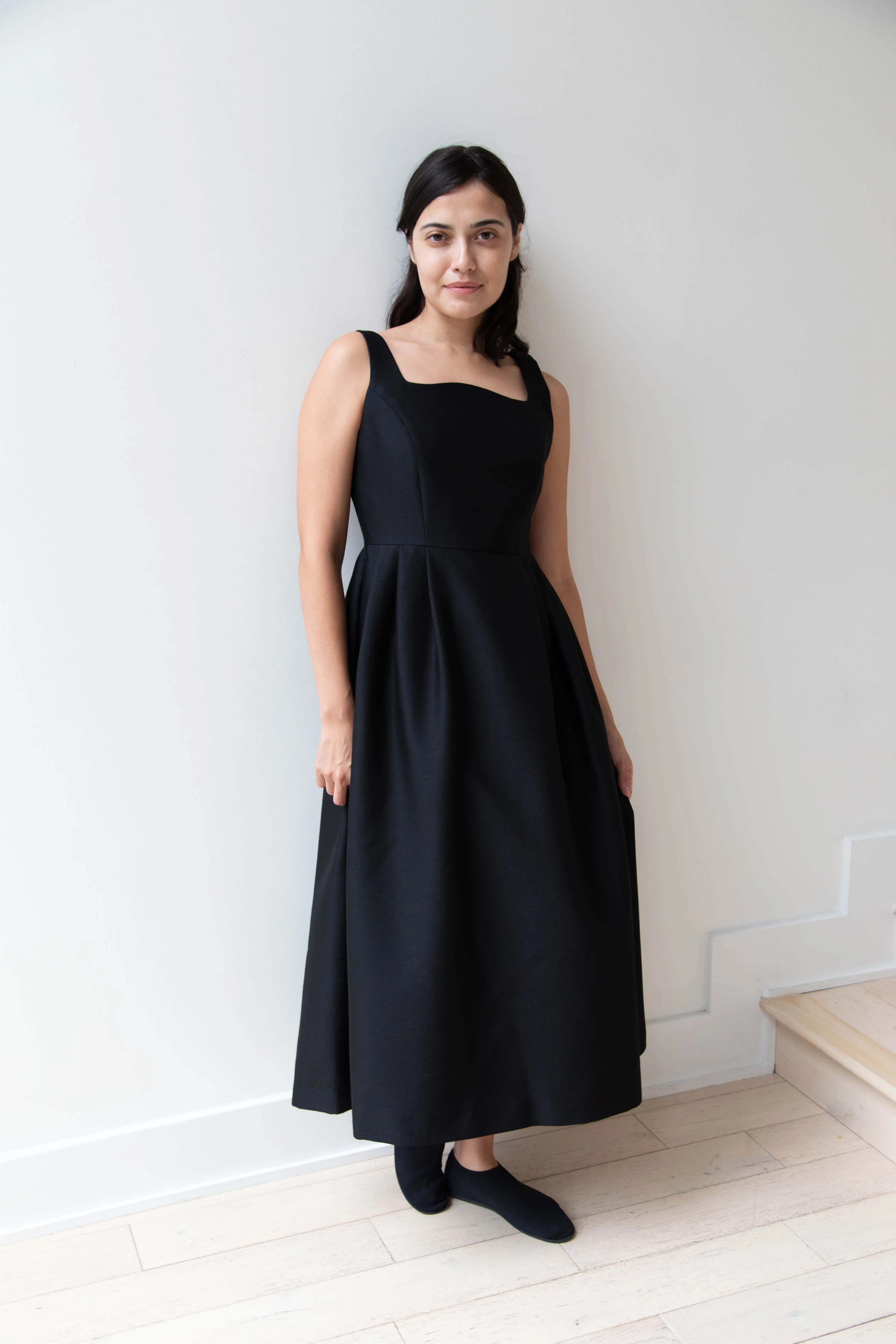 Sandbeige | Hepburn Dress in Black