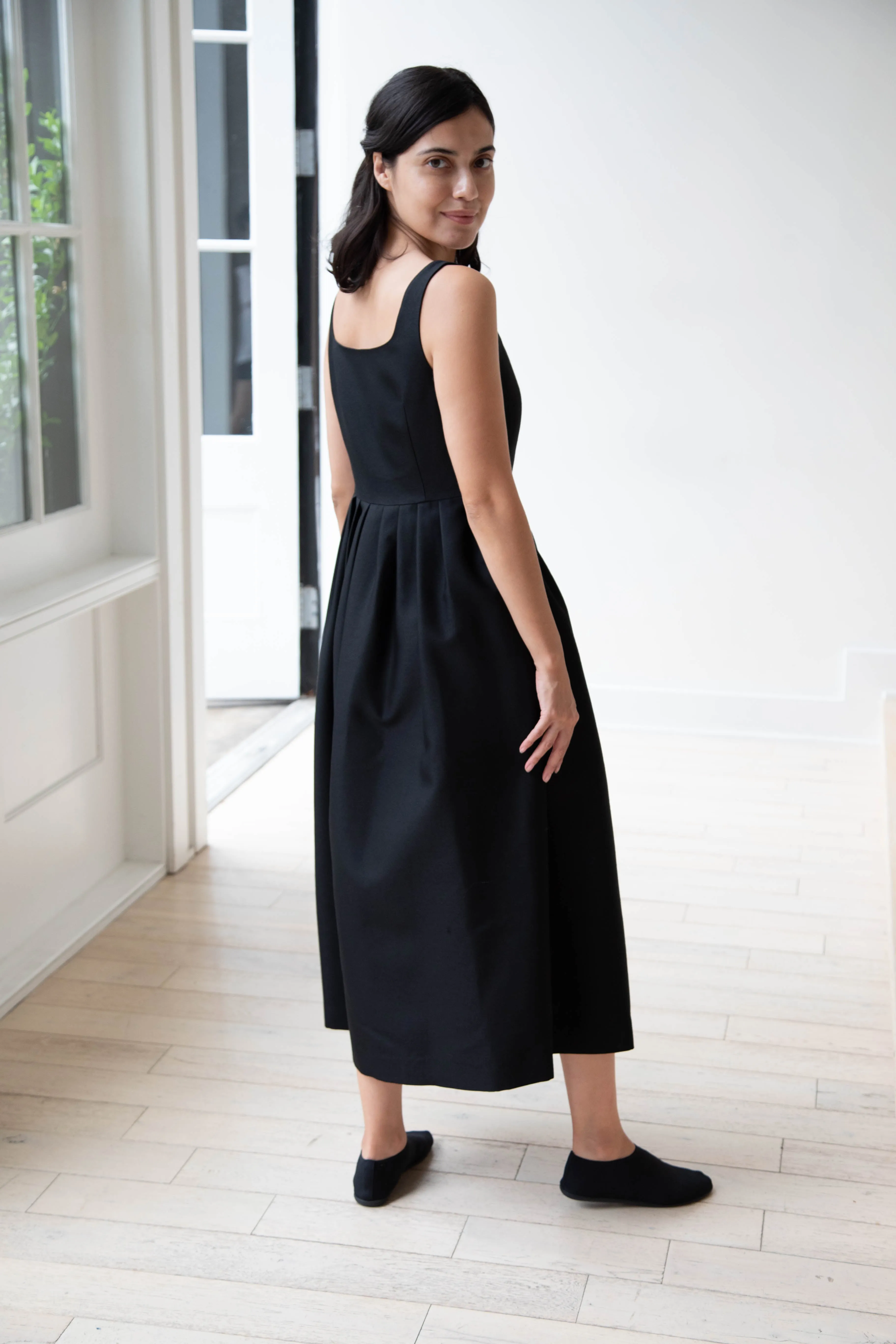 Sandbeige | Hepburn Dress in Black