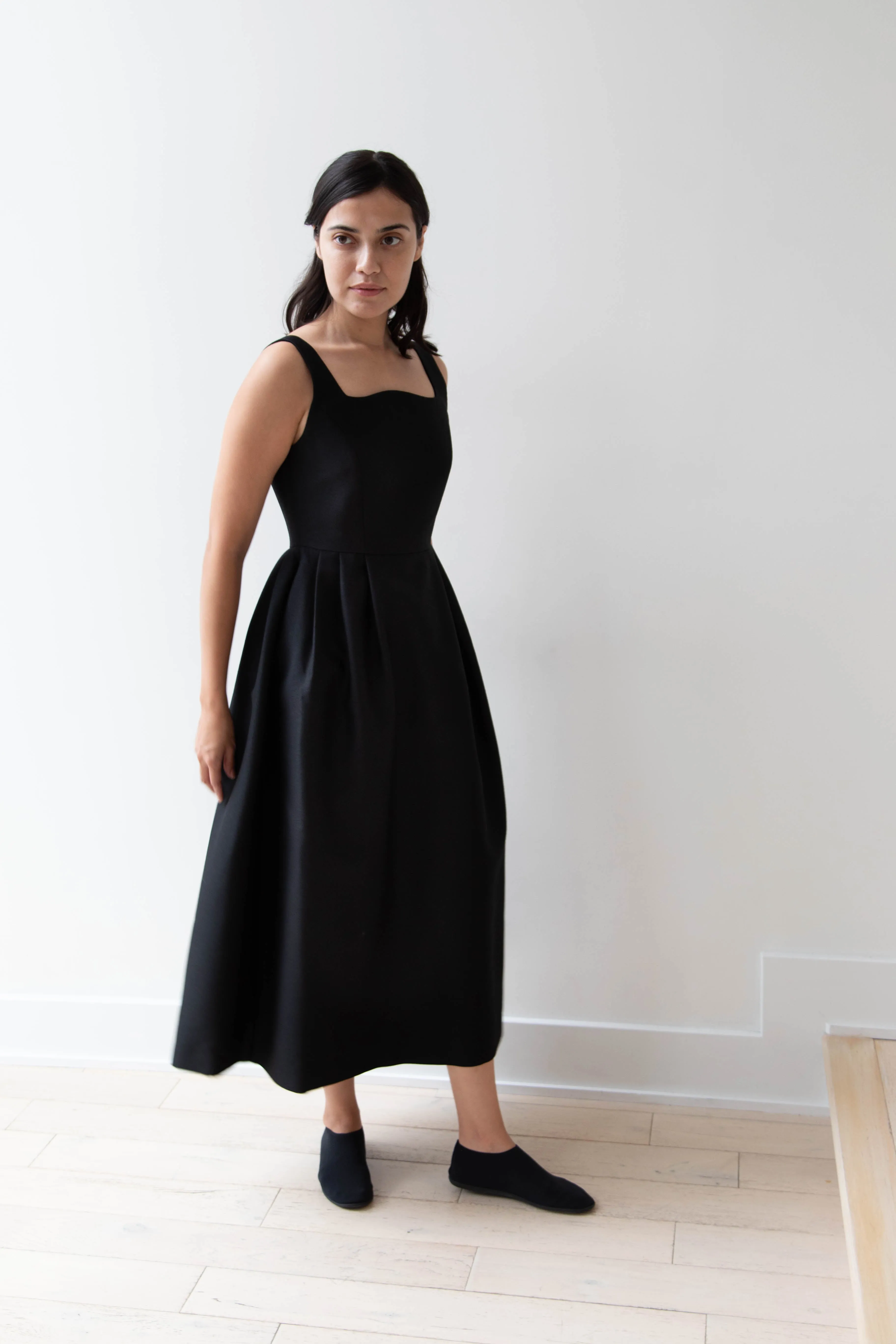 Sandbeige | Hepburn Dress in Black