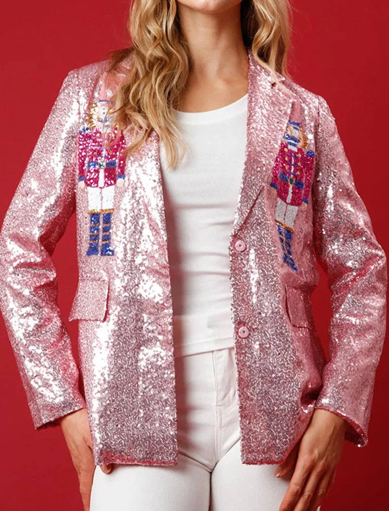 Sequin Nutcracker Blazer