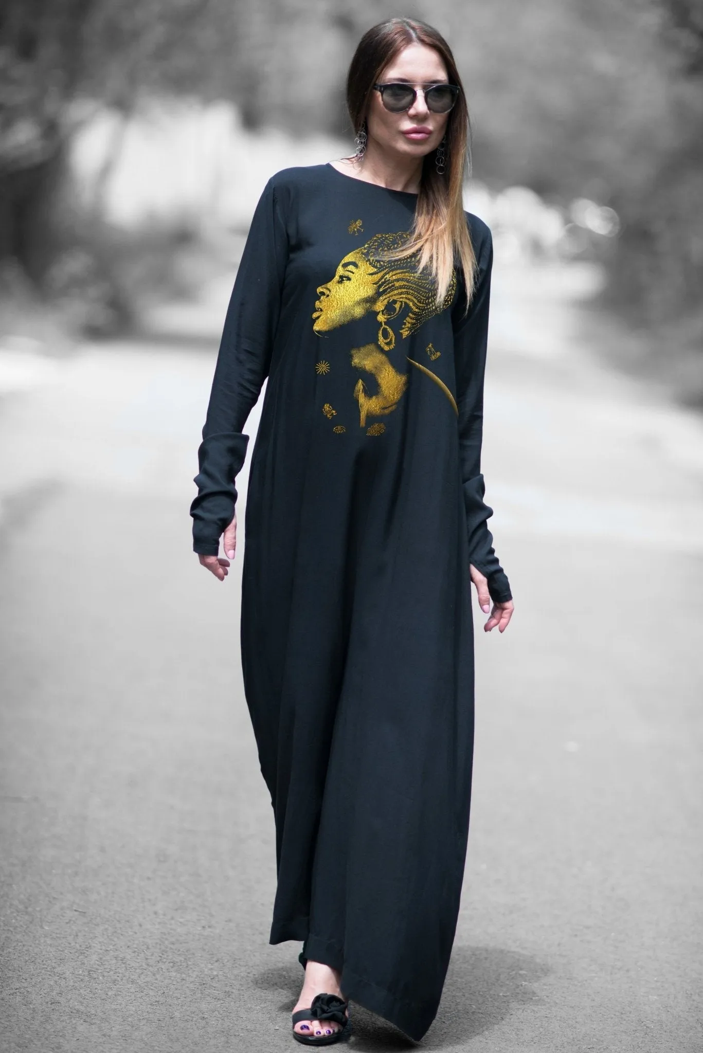SERENA Print Cotton Jumpsuit