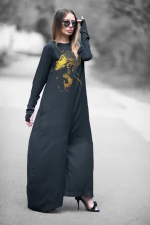SERENA Print Cotton Jumpsuit