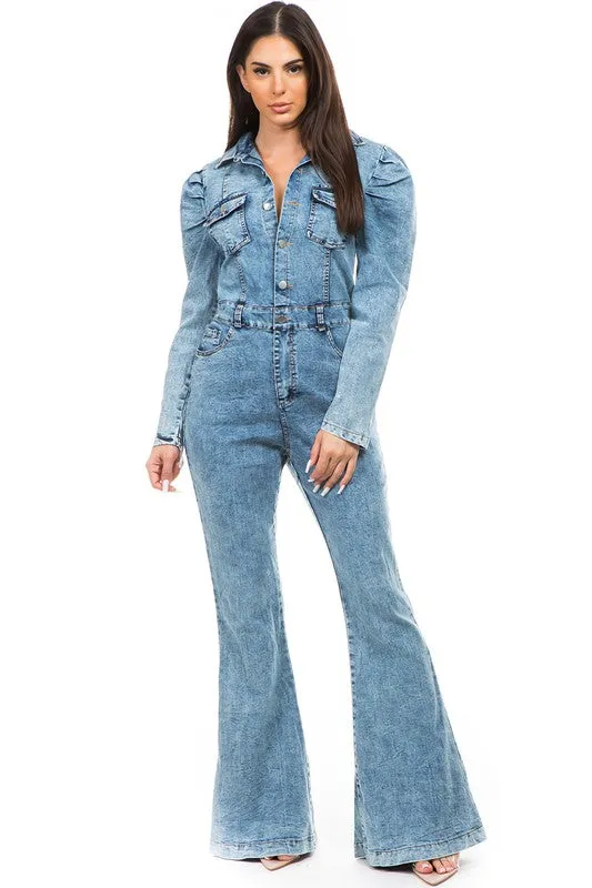 SEXY DENIM JUMPSUIT