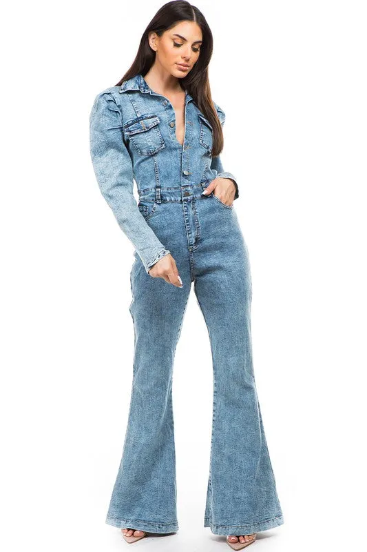 SEXY DENIM JUMPSUIT