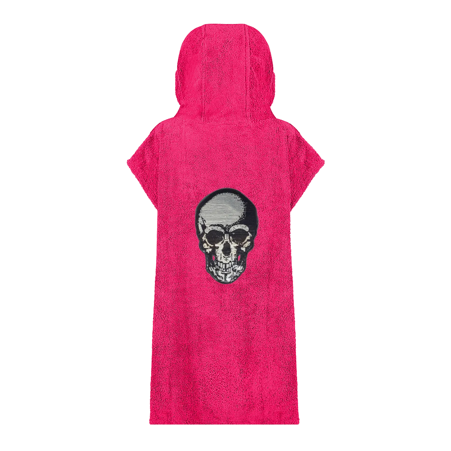 Silver Sequin Skull Beach Robe
