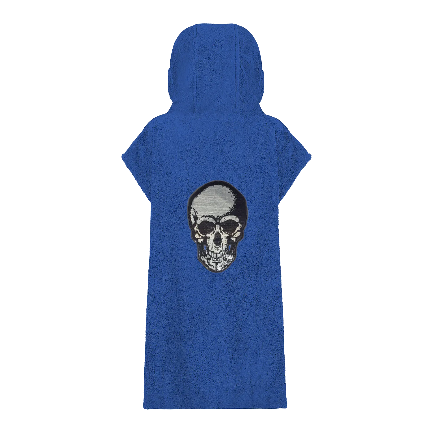 Silver Sequin Skull Beach Robe