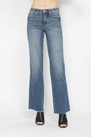 Sleek Confidence: Judy Blue Tummy Control Straight Jeans