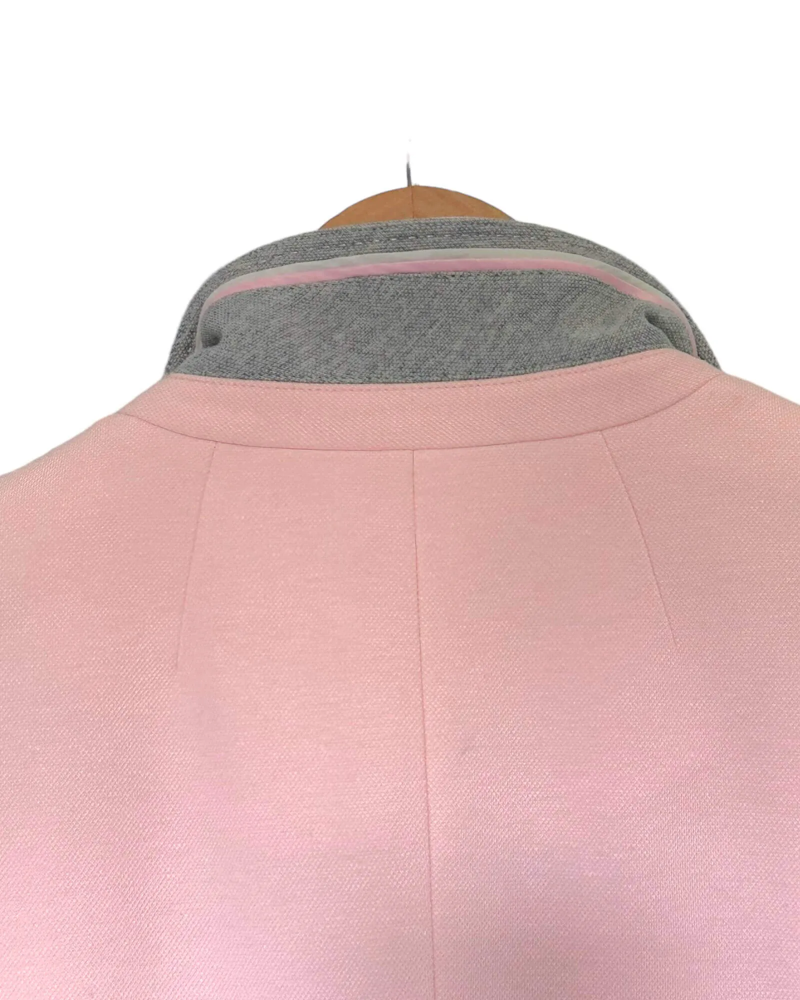 Soft Autumn Petal Aberdeen Pique Knit Blazer